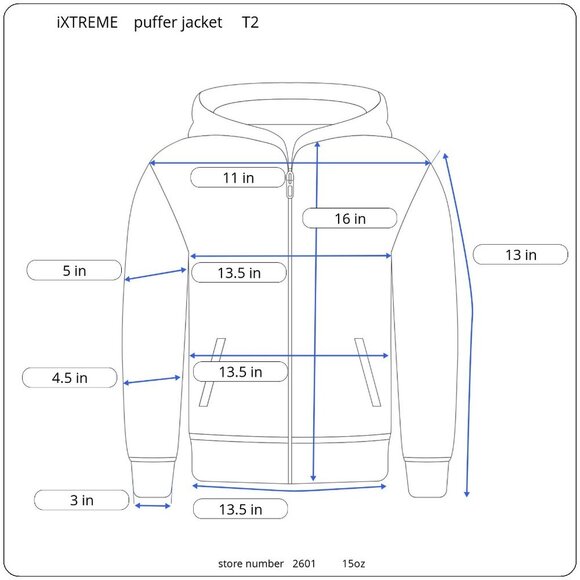 Ixtreme Toddler T4 Boys Canvas Yoke Puffer Jacket with Fleece Hat Set, 2 Piece - Picture 8 of 8